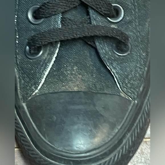 Converse SZ 6 big girls / women’s black with cheetah see photos - Picture 9 of 9